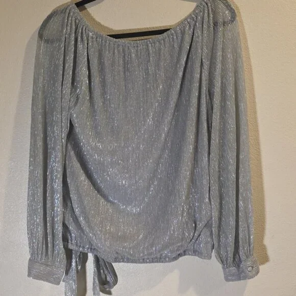 Shimmery Silver Top - Picture 5 of 6